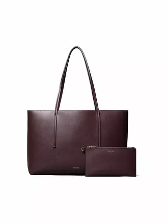 CALVIN KLEIN | Tasche - Tote Bag FOIL | dunkelrot